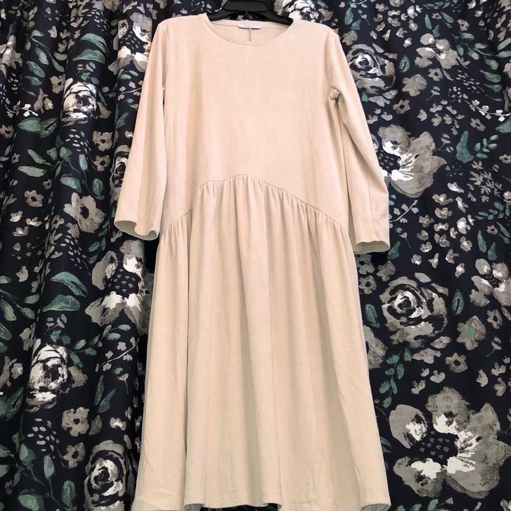 ZARA • Faux Suede Dress